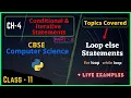 5 Conditional Iterative Statements Loop else statements in Python in Hindi Class - 11 CS