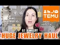 Huge TEMU JEWELRY Try On Haul 2024 Brand NEW FINDS look for Less