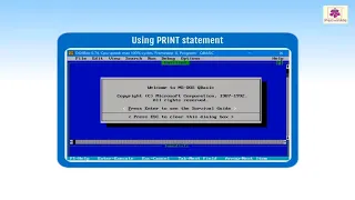 Programming With QBasic 1 - PRINT Statement Computer Training Periwinkle