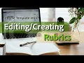 Course Template Intro Rubrics