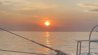 Sunset off Panamas Pacific Coast