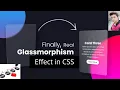real glassmorphism card hover effects
