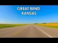 Great Bend Kansas 4K scenic drive S9 E30
