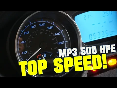 Download MP3 2019 Piaggio MP3 500 TOP SPEED + GPS TOP SPEED