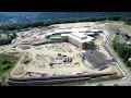 DJI Inspire 1 Drone at the Future Allegany High School Cumberland Maryland 4k