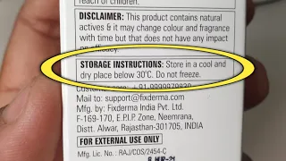 storage instructions: store in a cool and dry place below 30°C. do not freeze 
