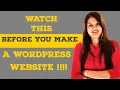 Make website using WORDPRESS or HTML CSS and JS