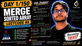 Day Solving LeetCode 88 - Merge Sorted Array Java DSA Journey
