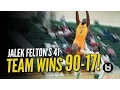 Lagu Jalek Felton's 41 Leads Team to 90-17 Beat Down on the Road