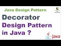 Decorator Design Pattern Implementation in Java Design Pattern Interview question