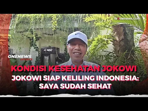 Jokowi Klaim Sudah Sehat, Siap Blusukan Bareng PSI