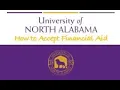 How to Accept Financial Aid at UNA