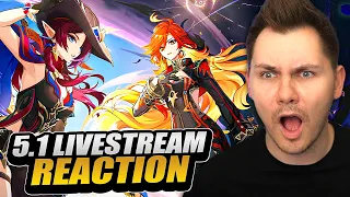 THE NEW GENSHIN IMPACT UPDATE LOOKS INCREDIBLE 5 1 LIVESTREAM REACTION 