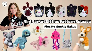 Mini Market Kitties Crochet Amigurumi Pattern Release Plus Weekly Makes 2026