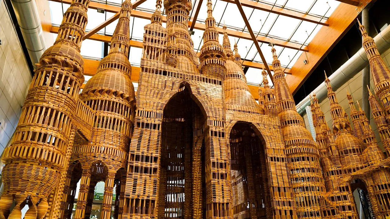 NEW World Record: 240,000 Domino Planks! (The Imaginary City)