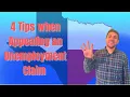 4 Tips when filing an Unemployment Claim Appeal
