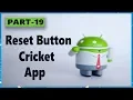 android app development tutorial for beginners part 19 Reset Button