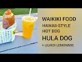 Hawaii hot dog Hula Dog in Waikiki - Honolulu Oahu Hawaii