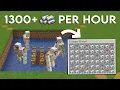 NEW MINECRAFT 26 2 EASY IRON FARM TUTORIAL - 1300 Iron Per Hour
