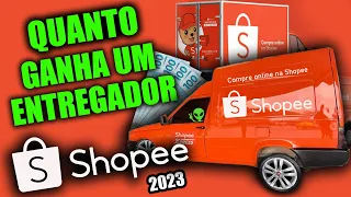 QUANTO GANHA UM ENTREGADOR SHOPEE - ENTREGAS COM FIORINO AGREGADA EM 2023 $$$