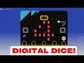 Digital Dice with Micro bit Shake to Roll Random Numbers