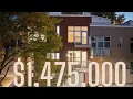 TOURING A EXTRAORDINARY 1 475 7-LEVEL TOWNHOUSE IN EDGEWATER NJ