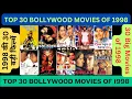 Lagu Top 30 Bollywood Movies Of 1998 | Hit Or Flop | Box Office Collection