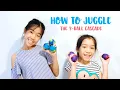 How to Juggle 3 ball cascade