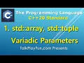 056 - std array std tuple std apply and Variadic Template Parameter Pack 1