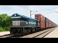 Download Lagu 🔥 Indian Railways Goods Trains | Double Stack Containers train \u0026 High Speed Trains