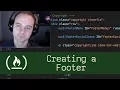 Creating a Footer P3D6 - Live Coding with Jesse