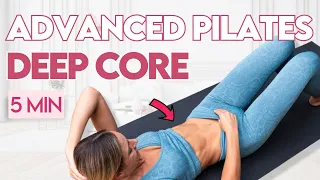 Pilates Flat Stomach In 14 Days Advanced Deep Core 5 Min Workout 