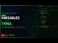 Python Variables Data Types in Hindi Part 2 Python Tutorial for Beginners Code Hacker