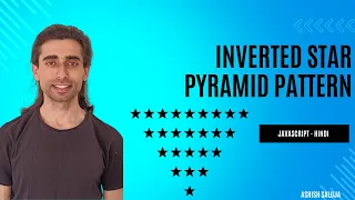 Inverted Star Pyramid Pattern in JavaScript Pattern Printing Series