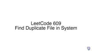 LeetCode 609 Find Duplicate File in System