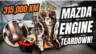 I Tore Down a 315,000 Km Mazda Engine… Here’s What I Found