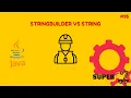 Java Programming Series Episode 95 String Builder vs String