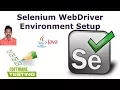 Selenium Tutorial For Beginners 21 Selenium WebDriver Environment Setup G C Reddy