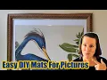 How To Cut Your Own Picture Frame Mat CHEAP EASY DIY Custom Matting Using A Matboard