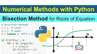 Bisection Methods with Python py - 01 Numerical Methods