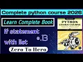 13 Using if Statements with Lists in Python Learn Python Step-by-Step With Book Start 2026