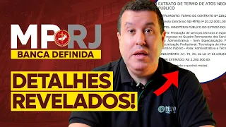 CONCURSO MP RJ:  NOVAS MOVIMENTAÇÕES - BANCA DEFINIDA