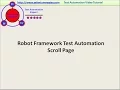 Robot Framework Scroll Page