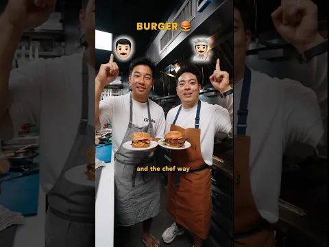 Home Cook Burger🍔  vs Pro Chef Burger👨‍🍳