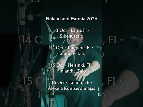 Wardruna - Finland and Estonia 2026