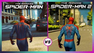 the amazing spider man 2 vs the amazing spider man ultimate side by side comparison