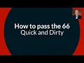 Series 66 power hour Quick Dirty Review includes Series 65