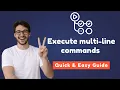 Github actions Tutorial How to execute multi-line commands in Github Actions
