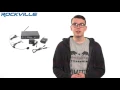 Rockville RWM60U Professional UHF Headset Guitar Wireless Microphone System