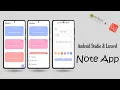Android Notes App Java Make WebService Routes - Part Android Studio Laravel